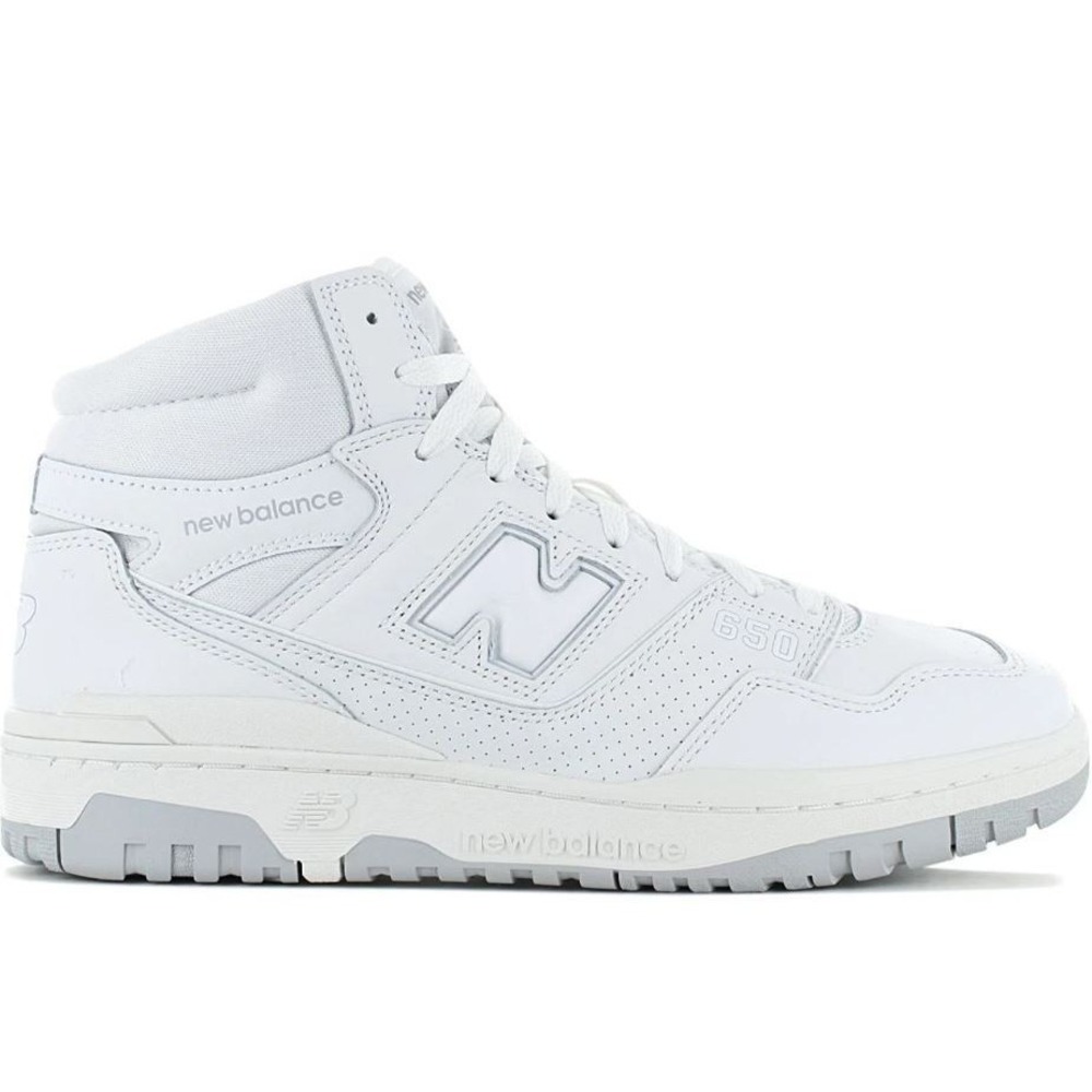 New Balance 650 shoes mens 10.5 M / 12 W white high top BB650RQQ ortholite eco